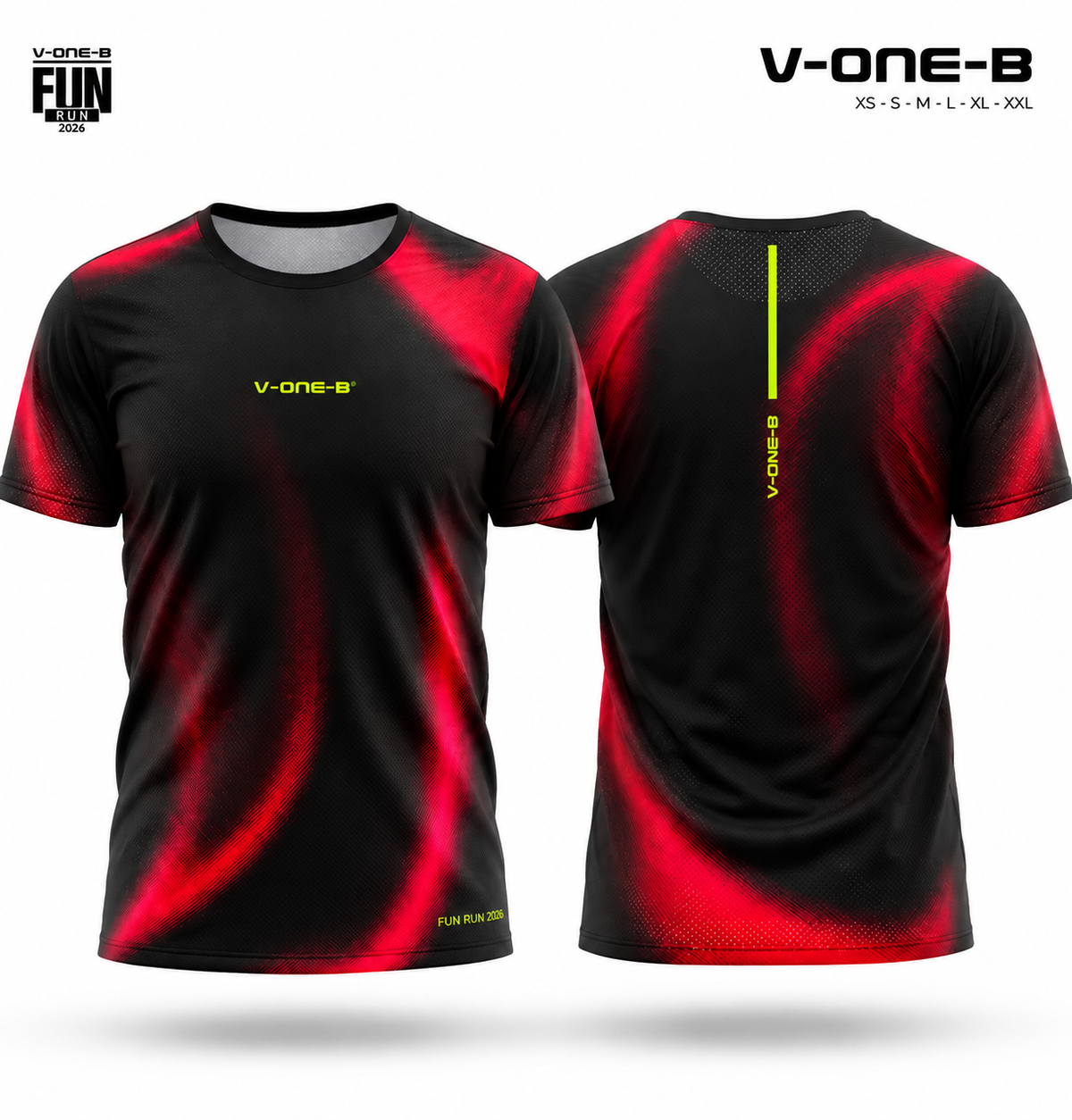 Camisa Fun Run manga corta