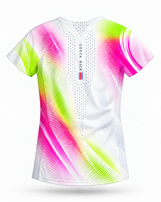 Blusa Manga Corta Explosión Neón | GMCR 2026