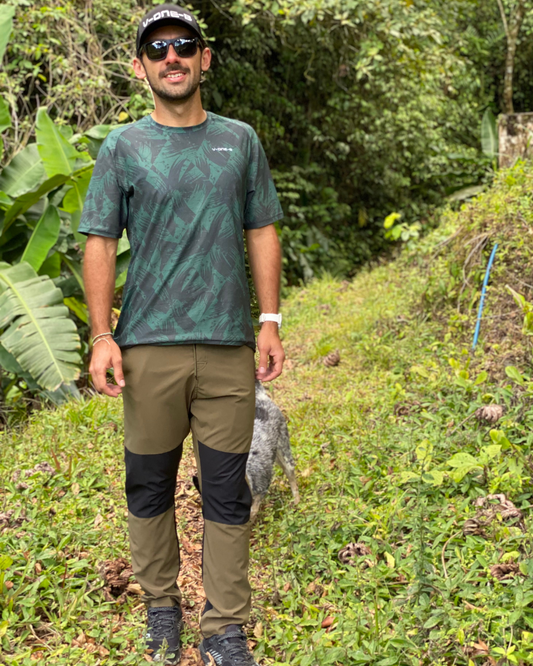 Pantalón de Senderismo-verde musgo