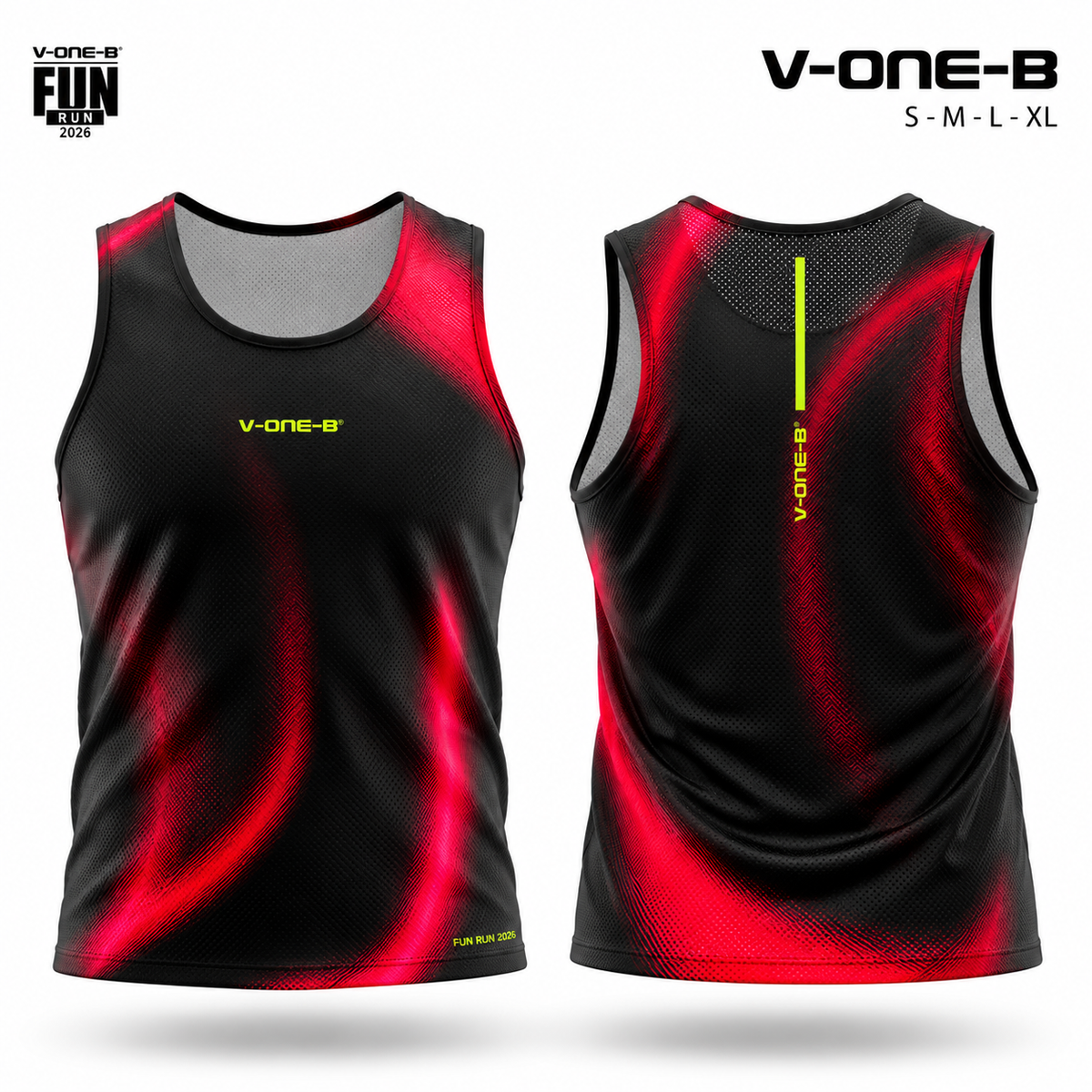 Camisa Fun Run tirantes